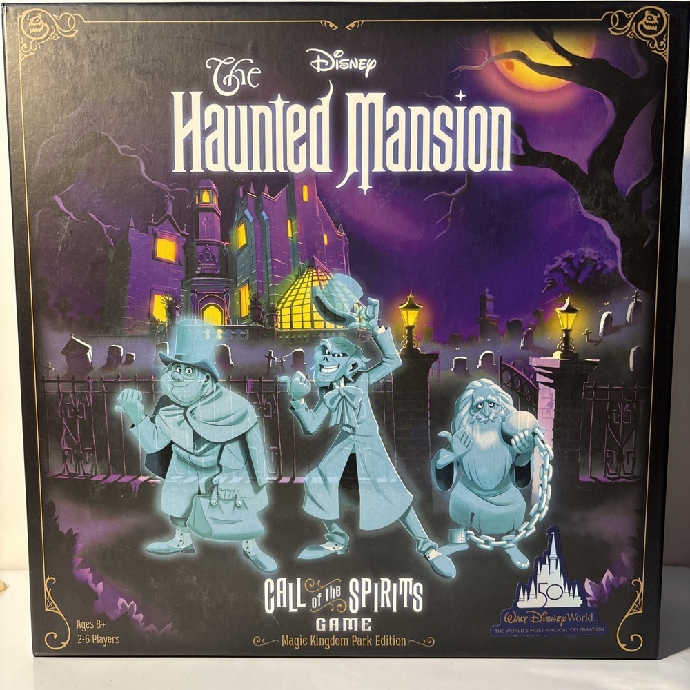 Funko Games Haunted Mansion Call Of The Spirits Board Game Disney Magic Park